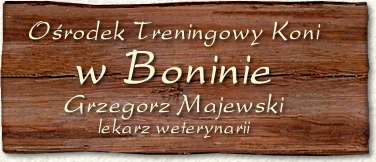Orodek Treningowy Koni w Boninie - Grzegorz Majewski - lekarz weterynarii